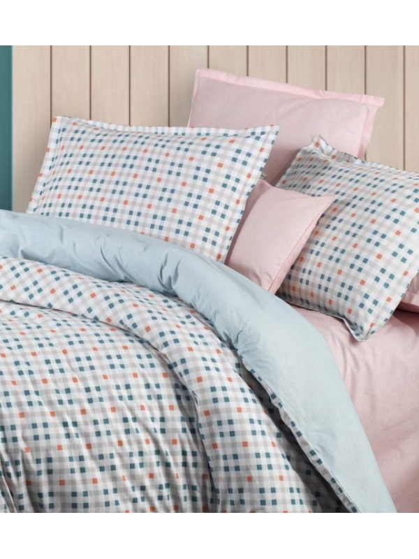 Постельное белье Sarev Bazaar Plena V2 yesil ранфорс евро