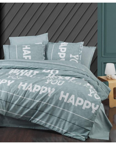 Постільна білизна Sarev Bazaar Verna V3 mint ранфорс євро