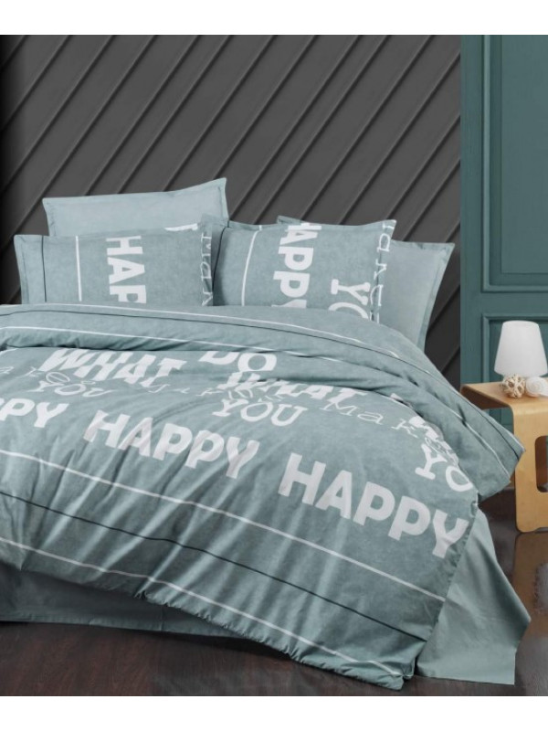 Постільна білизна Sarev Bazaar Verna V3 mint ранфорс євро