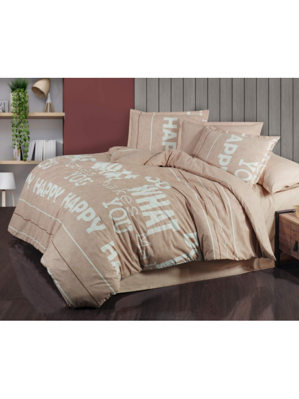 Постільна білизна Sarev Bazaar Verna V1 bej ранфорс євро