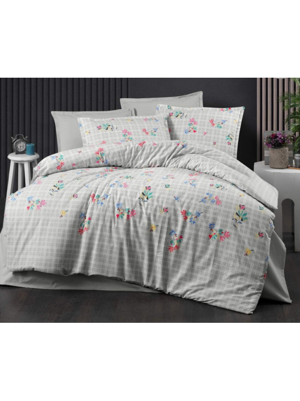 Постельное белье Sarev Bazaar Perna V2 gri ранфорс евро