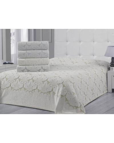 Махровая простынь Maison D'or Celestina beige 220x240