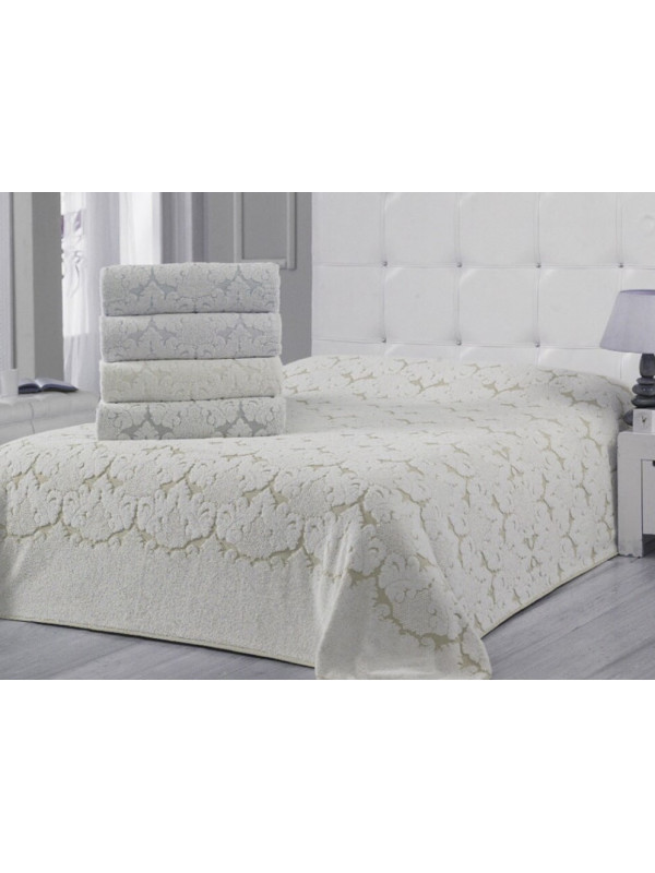 Махровая простынь Maison D'or Celestina beige 220x240