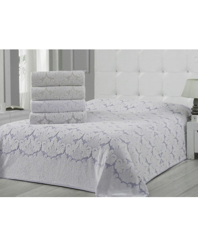 Махровая простынь Maison D'or Celestina lilac 220x240