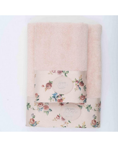 Набор полотенец Tivolyo Home Line Roseland lux hardal 50x100; 75x150