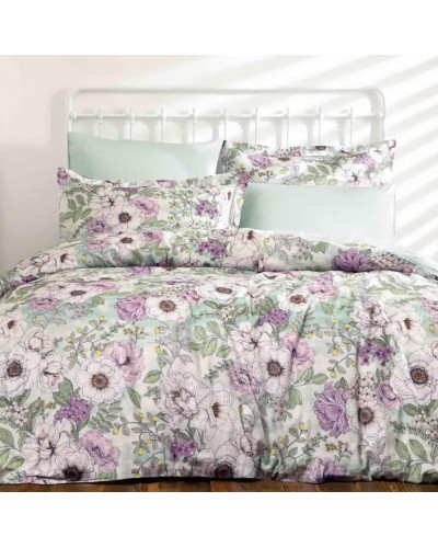 Постільна білизна Tivolyo Home Isabella делюкс сатин євро