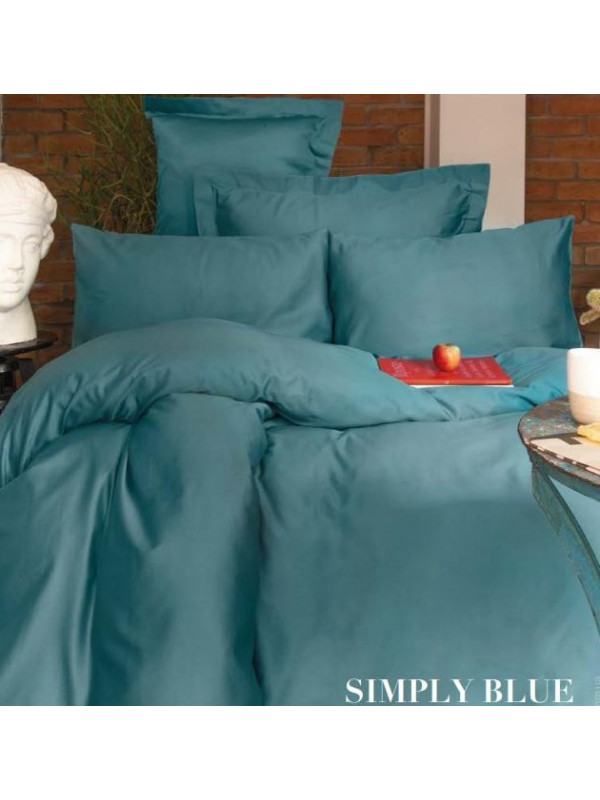 Постельное белье Issimo Home Simply blue сатин евро