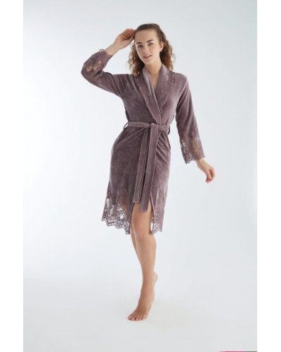 Халат женский nusa хлопок/бамбук модель 0383-1 gulkurusu, m