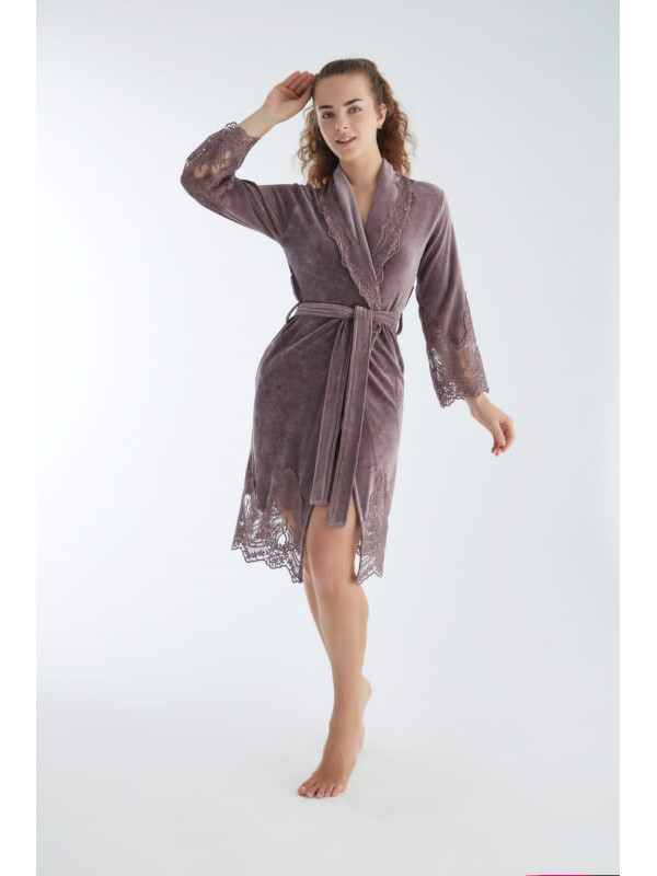 Халат женский nusa хлопок/бамбук модель 0383-1 gulkurusu, m