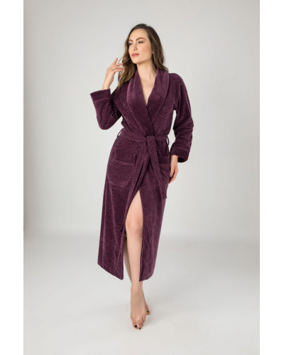 Халат женский nusa хлопок/бамбук модель 0439 murdum, l/xl