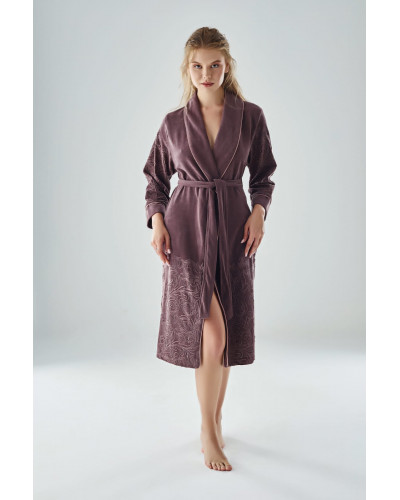 Жіночий халат nusa бавовна/бамбук модель 8715 gulkurusut, s