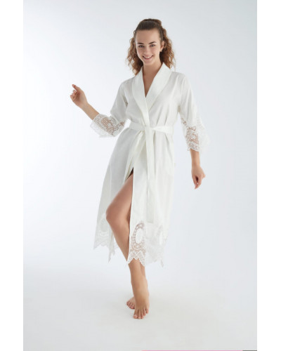 Халат женский nusa шелк модель 15055 krem, s