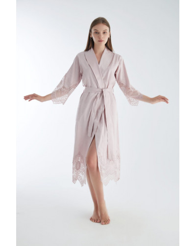 Халат женский nusa шелк модель 15055 pudra, s