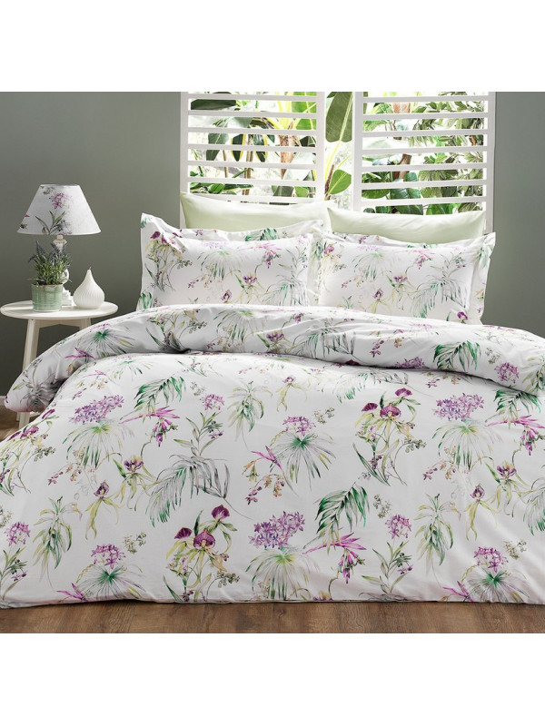 Постільна білизна Tivolyo Home Nora делюкс сатин сімейна