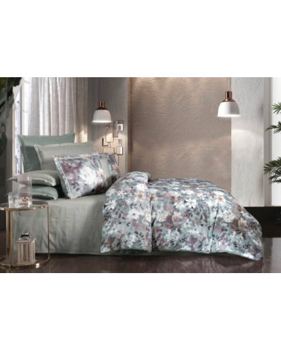 Постільна білизна Sarev Moreno gri сатин делюкс 300ТС