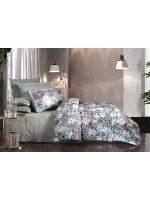 Постільна білизна Sarev Moreno gri сатин делюкс 300ТС