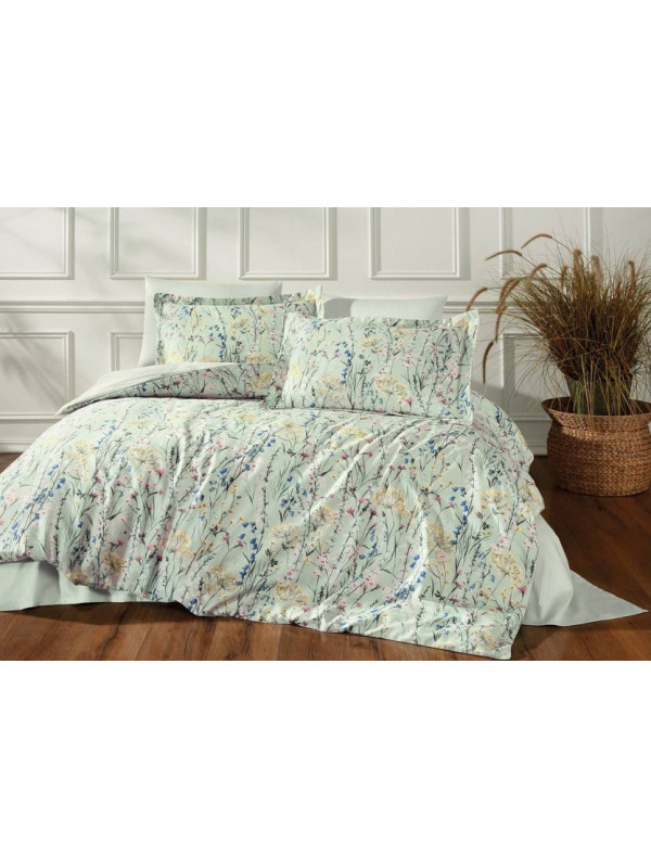 Постельное белье Tivolyo Home Bluebell делюкс сатин евро