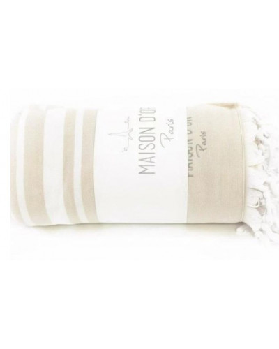 Покрывало-плед Maison D'or Babette bej хлопок 220x240