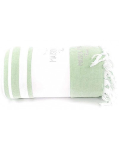 Покрывало-плед Maison D'or Babette green хлопок 220x240