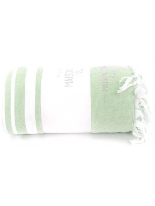 Покрывало-плед Maison D'or Babette green хлопок 220x240