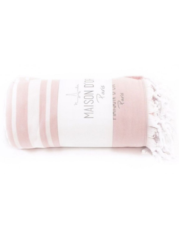 Покрывало-плед Maison D'or Babette rose хлопок 220x240