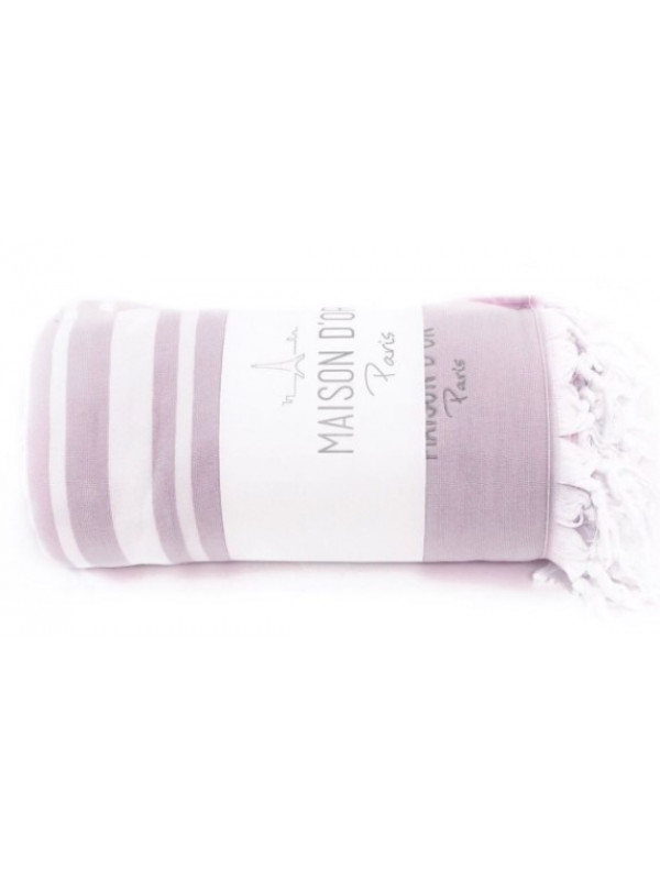 Покрывало-плед Maison D'or Babette lilac хлопок 220x240