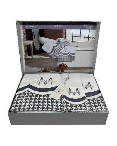 Набор полотенец Maison D'or Lowes grey 30x50; 50x100; 85x150