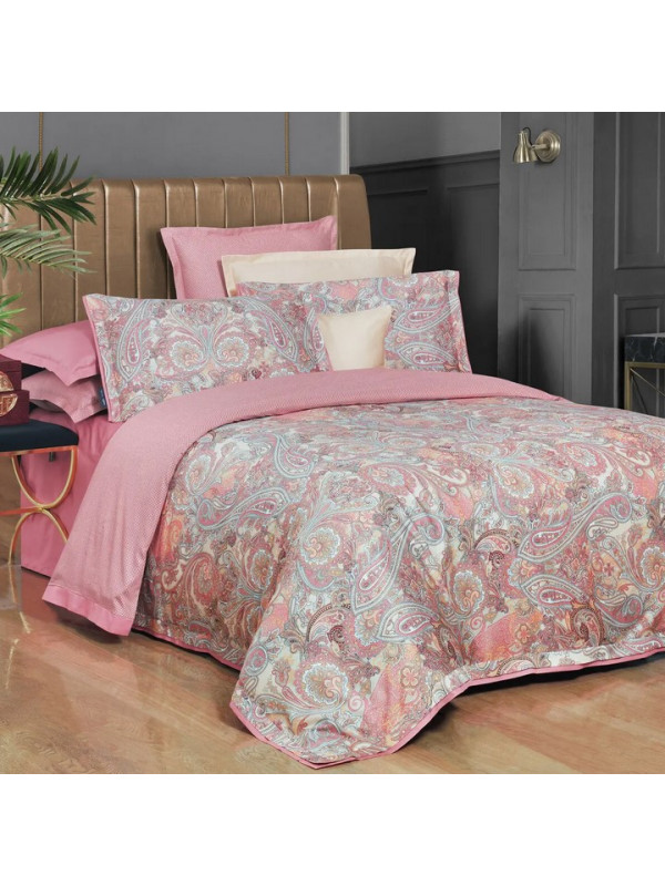 Постельное белье Sarev Volga somon делюкс сатин 300ТС евро