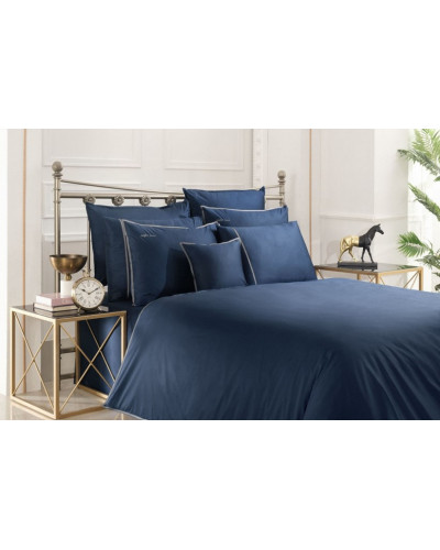 Постельное белье Sarev Sartoria lacivert сатин делюкс 500TC евро