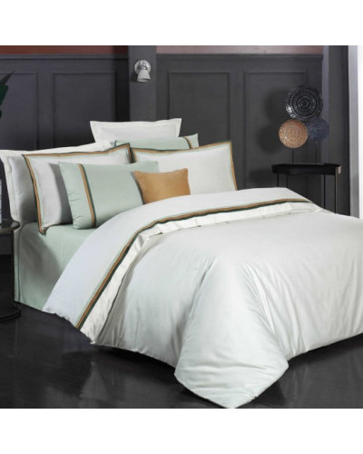 Постельное белье Sarev Minsk yesil сатин делюкс 500TC евро