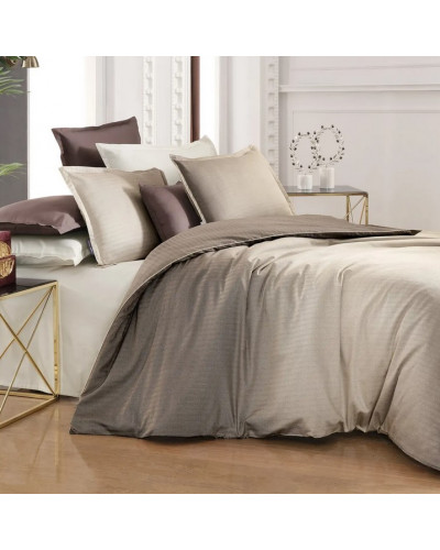 Постельное белье Sarev Solido bej tencel евро