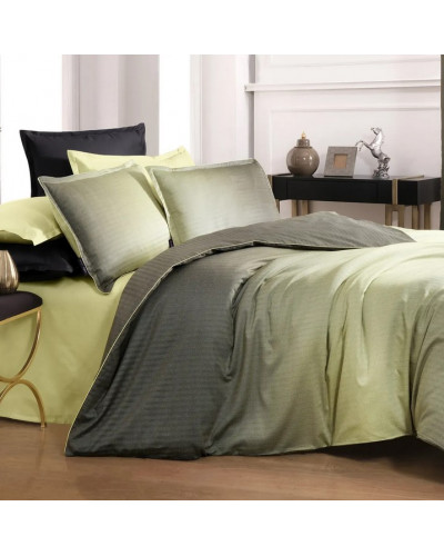 Постельное белье Sarev Solido yesil tencel евро