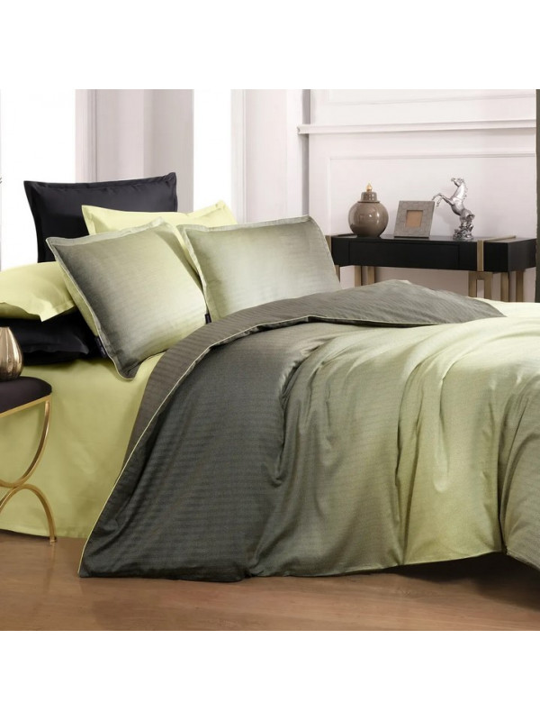 Постельное белье Sarev Solido yesil tencel евро