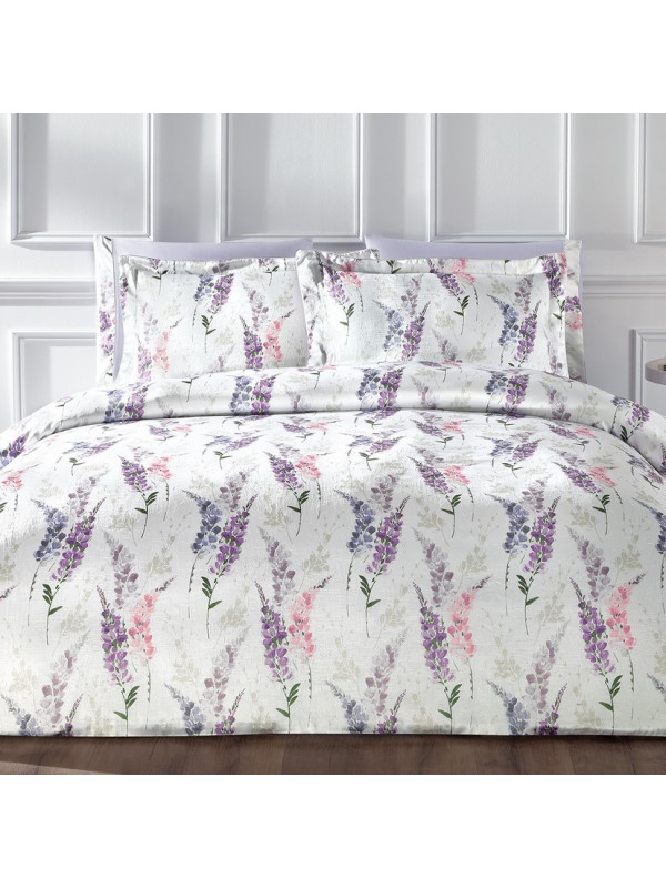 Постельное белье Tivolyo Home Miranda делюкс сатин жатый шёлк евро