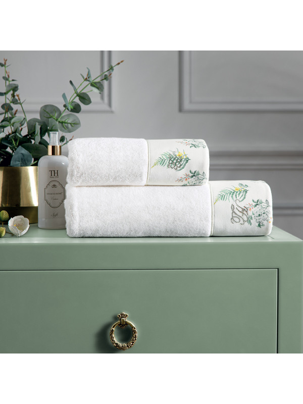 Набор полотенец Tivolyo Home Fleurs 50x100; 75x150