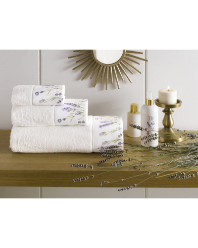 Набор полотенец Tivolyo Home Lavander Garden 50x100; 75x150