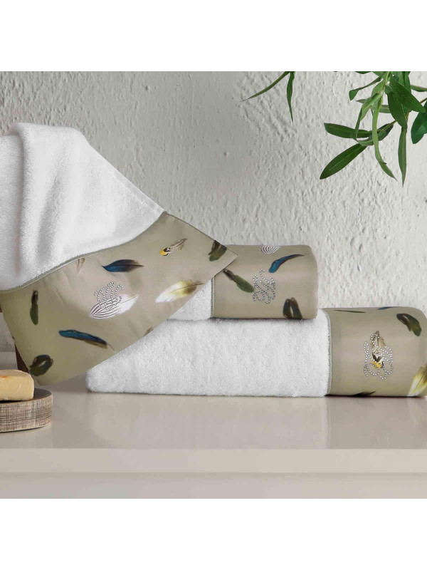 Набор полотенец Tivolyo Home Gala haki 50x100; 75x150