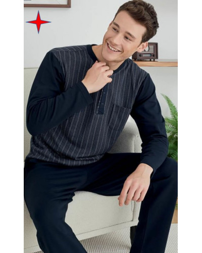 Пижама мужская KLY модель 8003 V1 хлопок,  xl