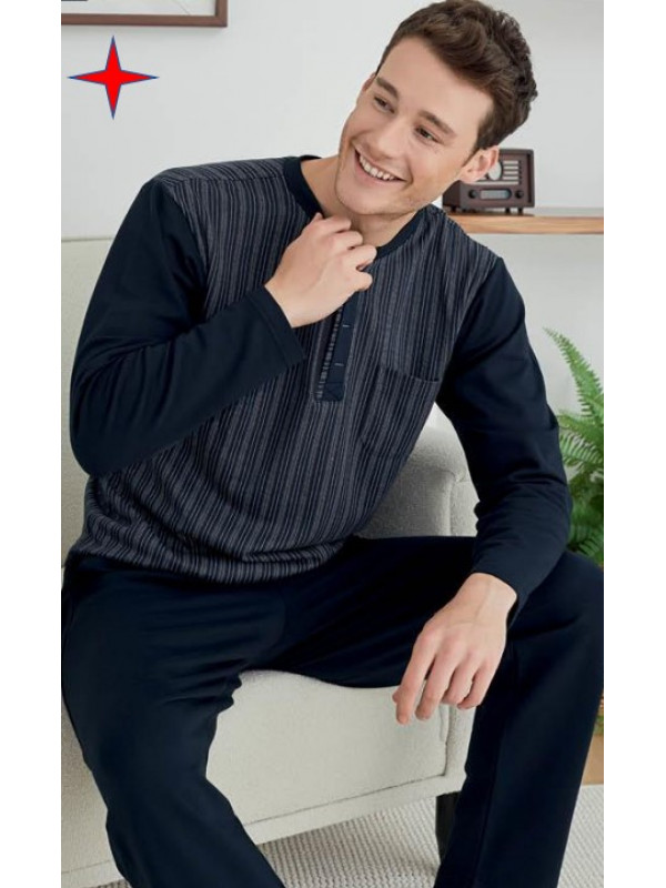 Пижама мужская KLY модель 8003 V1 хлопок, l