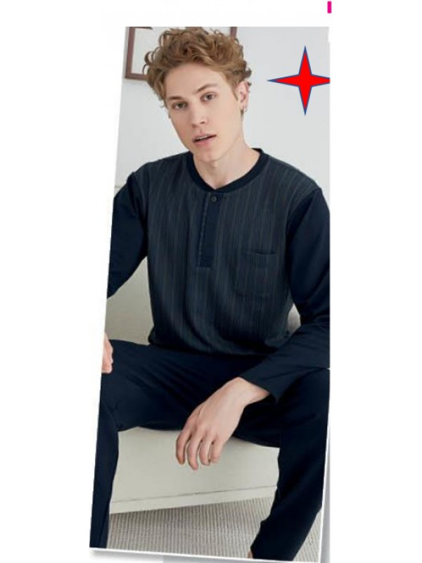 Пижама мужская KLY модель 8003 V2 хлопок,  m