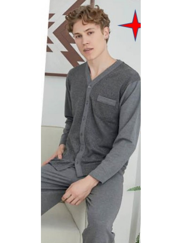 Пижама мужская KLY модель 8029 V2 хлопок,  xxl