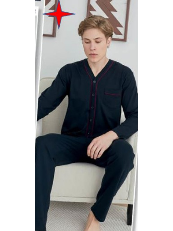 Пижама мужская KLY модель 6007 V3 хлопок, l