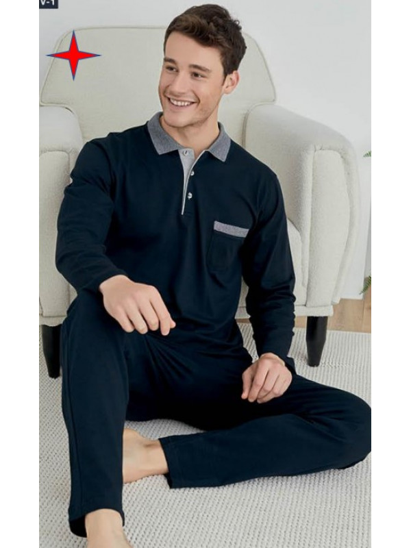 Пижама мужская KLY модель 6010 V1 хлопок, l