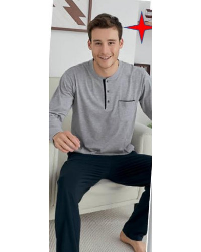 Піжама чоловіча KLY модель 9111 V2 бавовна,  xxxxl