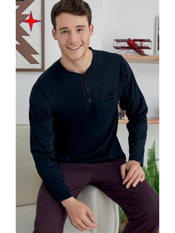 Пижама мужская KLY модель 9229 V1 хлопок,  xxl