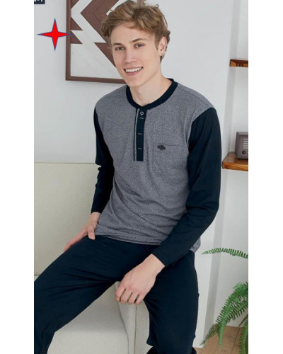 Пижама мужская KLY модель 9257 V1 хлопок, l