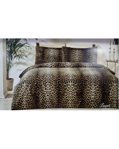 Постельное белье Tivolyo Home Leopar делюкс сатин евро
