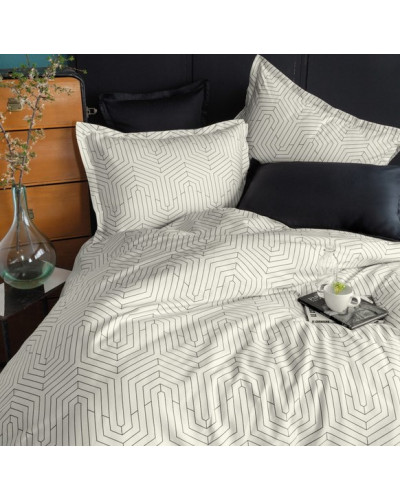 Постільна білизна Issimo Home Strada White сатин digital євро