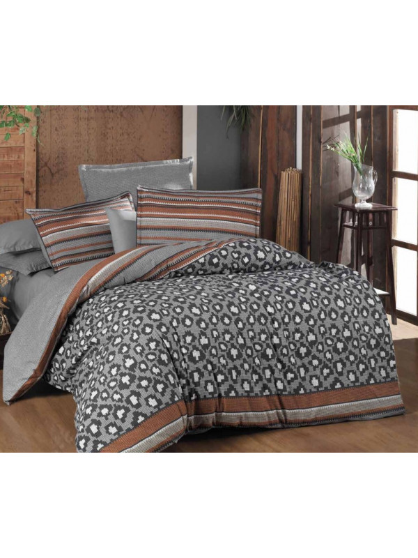 Постельное белье Sarev Sheri gri фланель евро