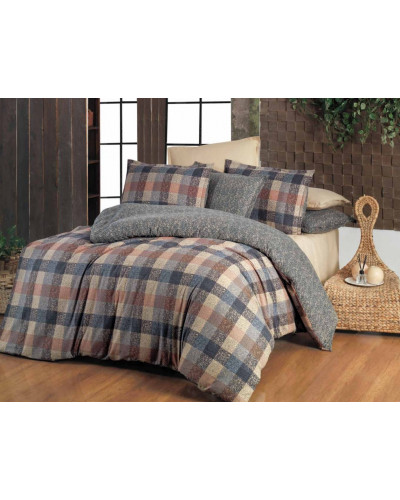 Постельное белье Sarev Roma bej фланель евро